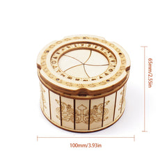 DIY Wooden Puzzle Box 3D Mechanical Model Kit Brain Teaser Toy