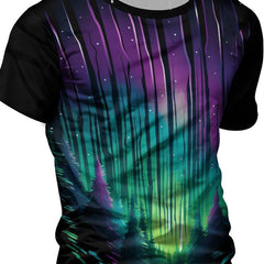 Forest Starry Sky Graphic Tee for Men