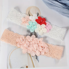 Baby Girl Headband Elastic Hairband Newborn Head Flower Toddler Headwear