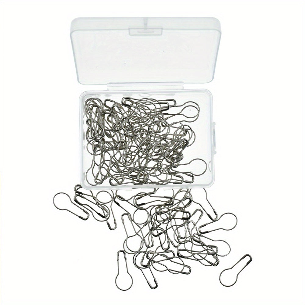 100pcs Metal Safety Pins Gourd Pin Clothing Tag DIY Accessories
