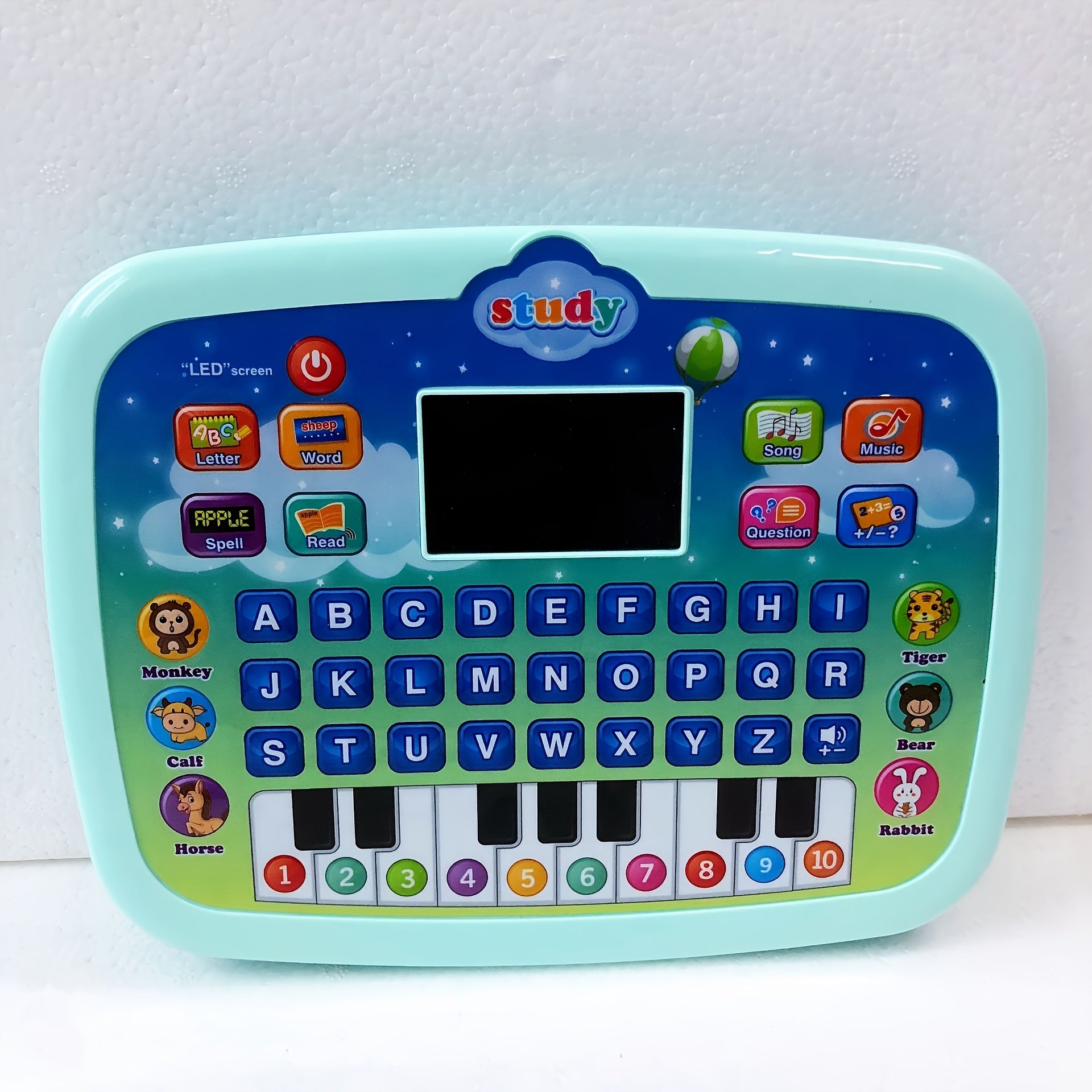Educational Electronic Keyboard with LED Screen for Kids