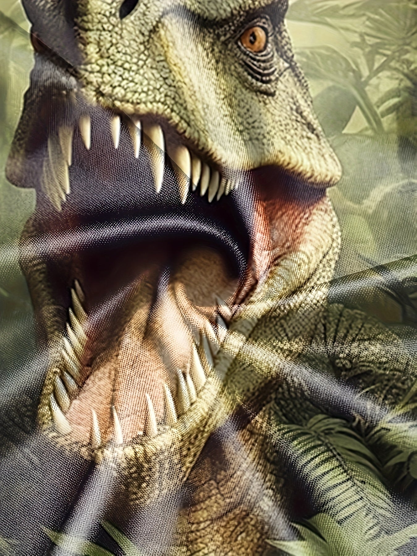Roaring Dinosaur 3D Print Boy's T shirt