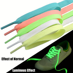 Reflective & Glow in the Dark Shoelaces Set - Enhanced Visibility & Safety