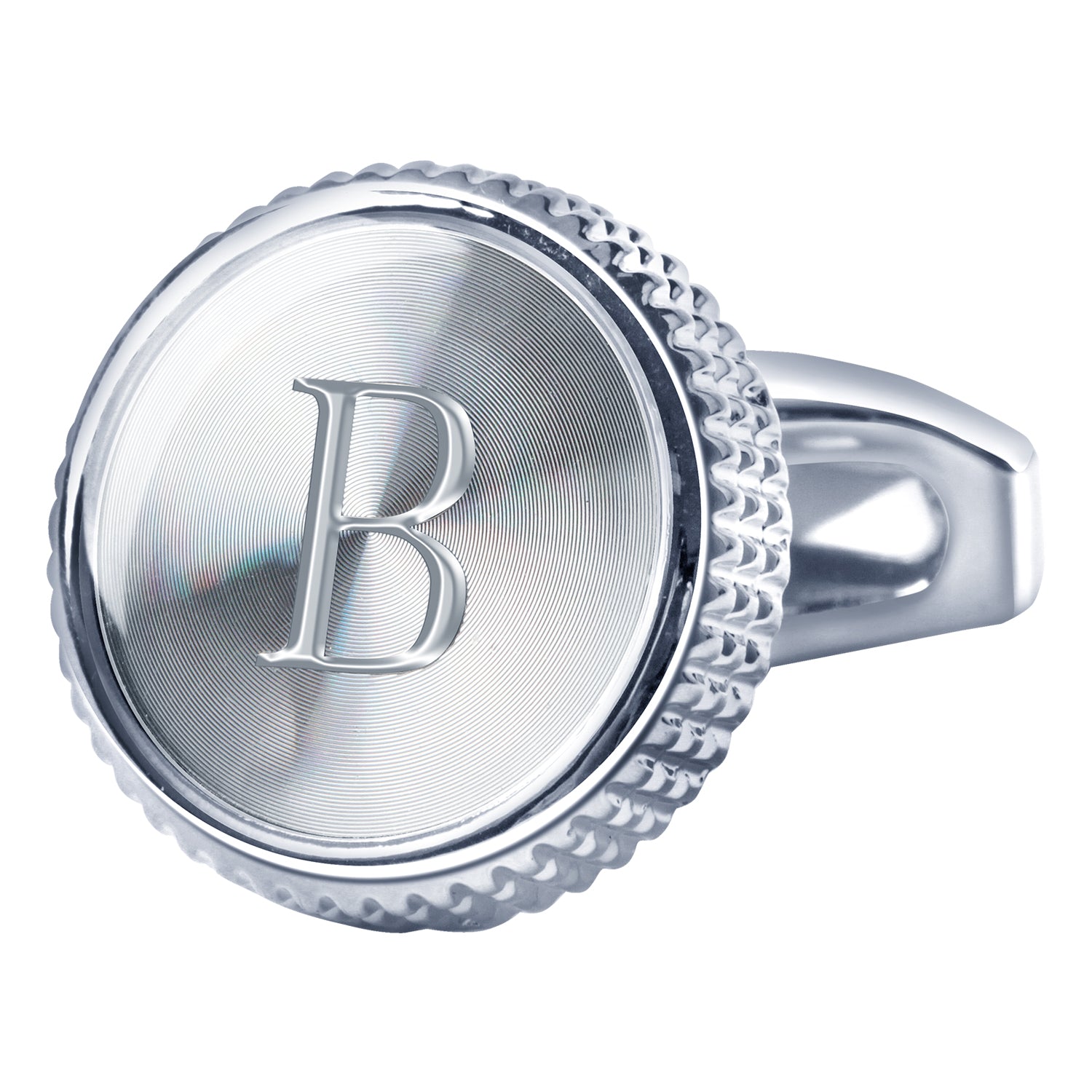 Men's Classic Letter Cufflinks for Business Casual