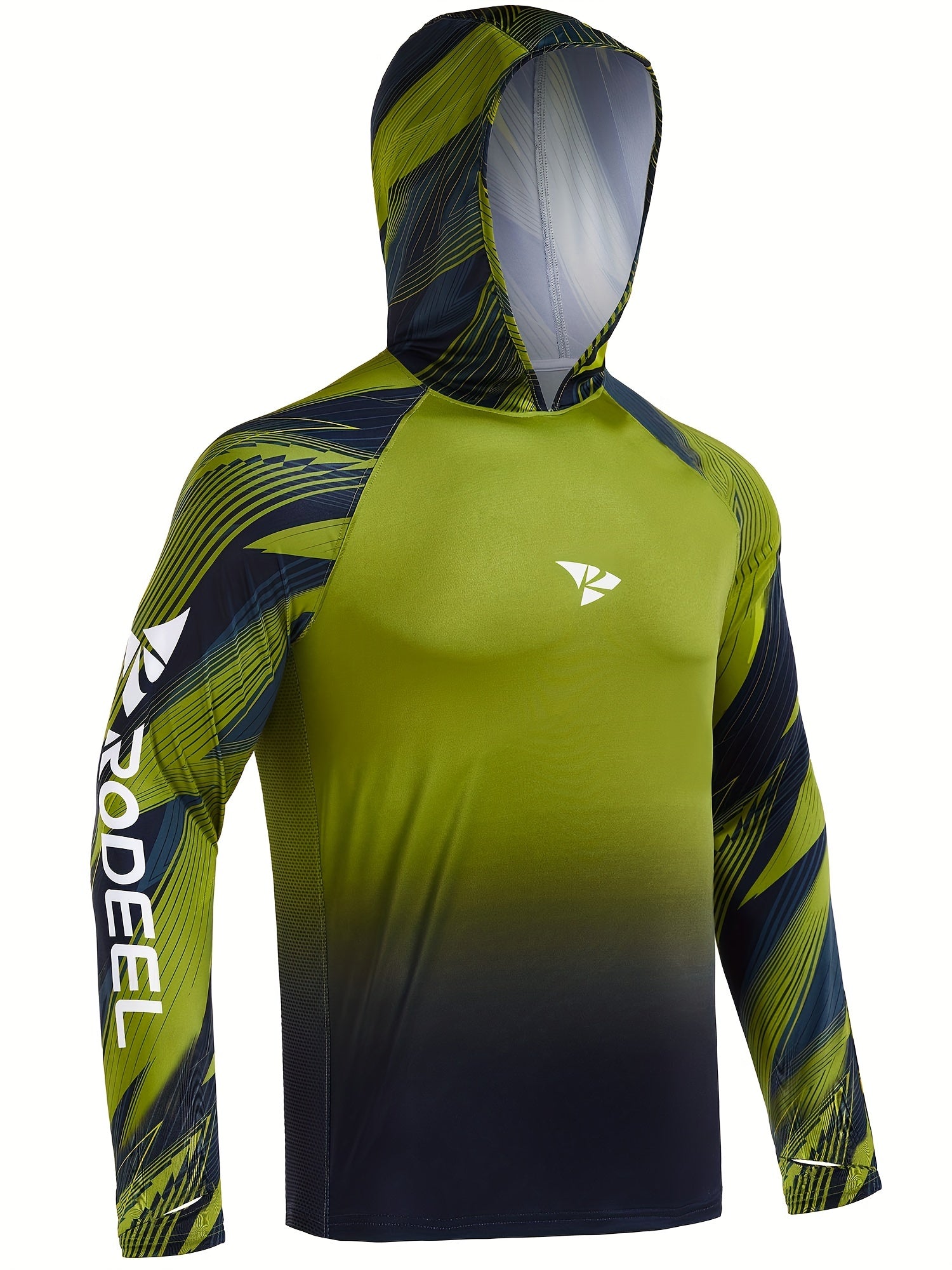 Men's UPF 50 Fishing Shirt Hoodie Long Sleeve UV Protection