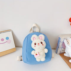 Kids Rabbit Plush Mini Backpack School Bag