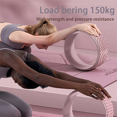 Double Colors Yoga Wheel For Back Bending Fitness Roller