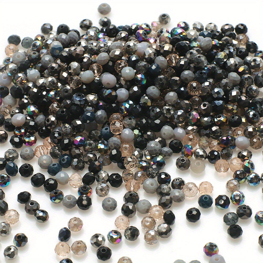500pcs 2mm Mixed Color Crystal Glass Beads DIY Jewelry Accessories