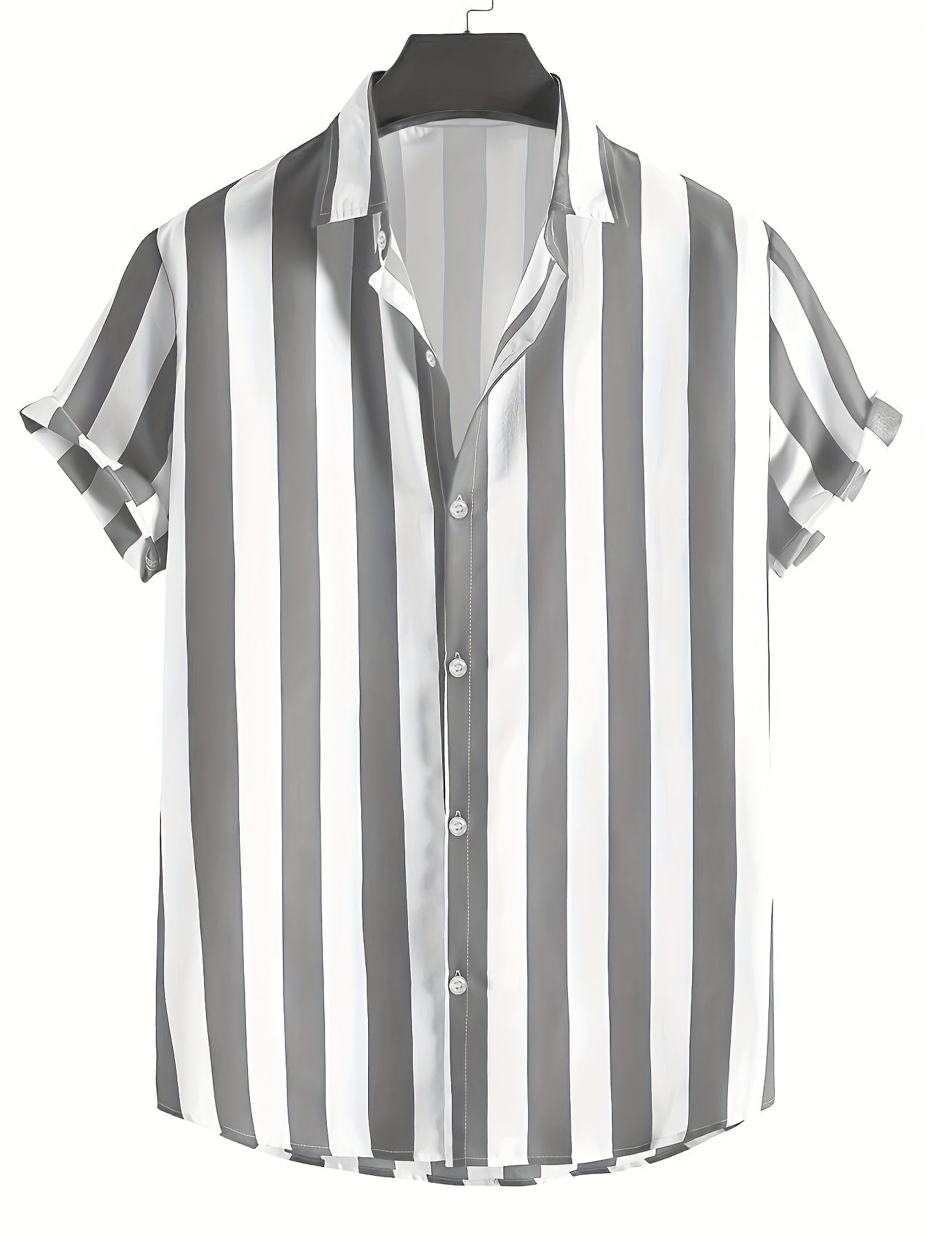 Men's Striped Short Sleeve Shirt