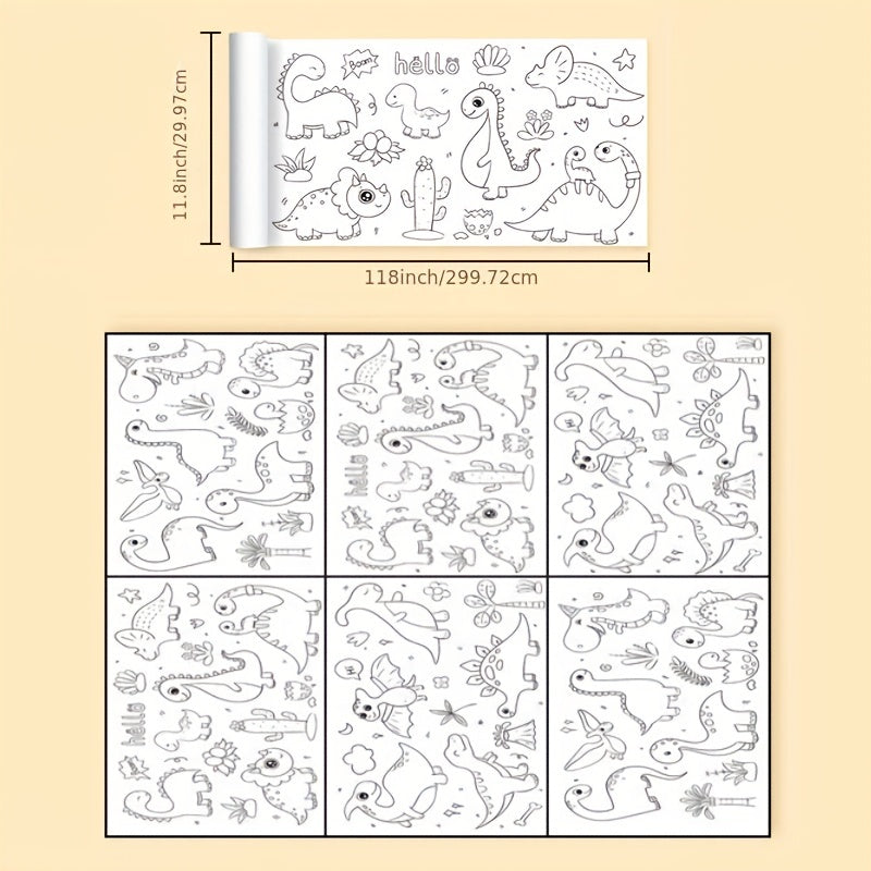 DIY Coloring Paper Roll for Painting, Roll 299 Drawing