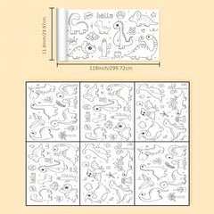 DIY Coloring Paper Roll for Painting, Roll 299 Drawing