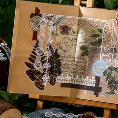 16pcs Lace Waltz Series Hand Tent Art Material Decoration Pack