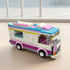 Grain City Dining Car Building Block Set Mini Kitchenware Toys