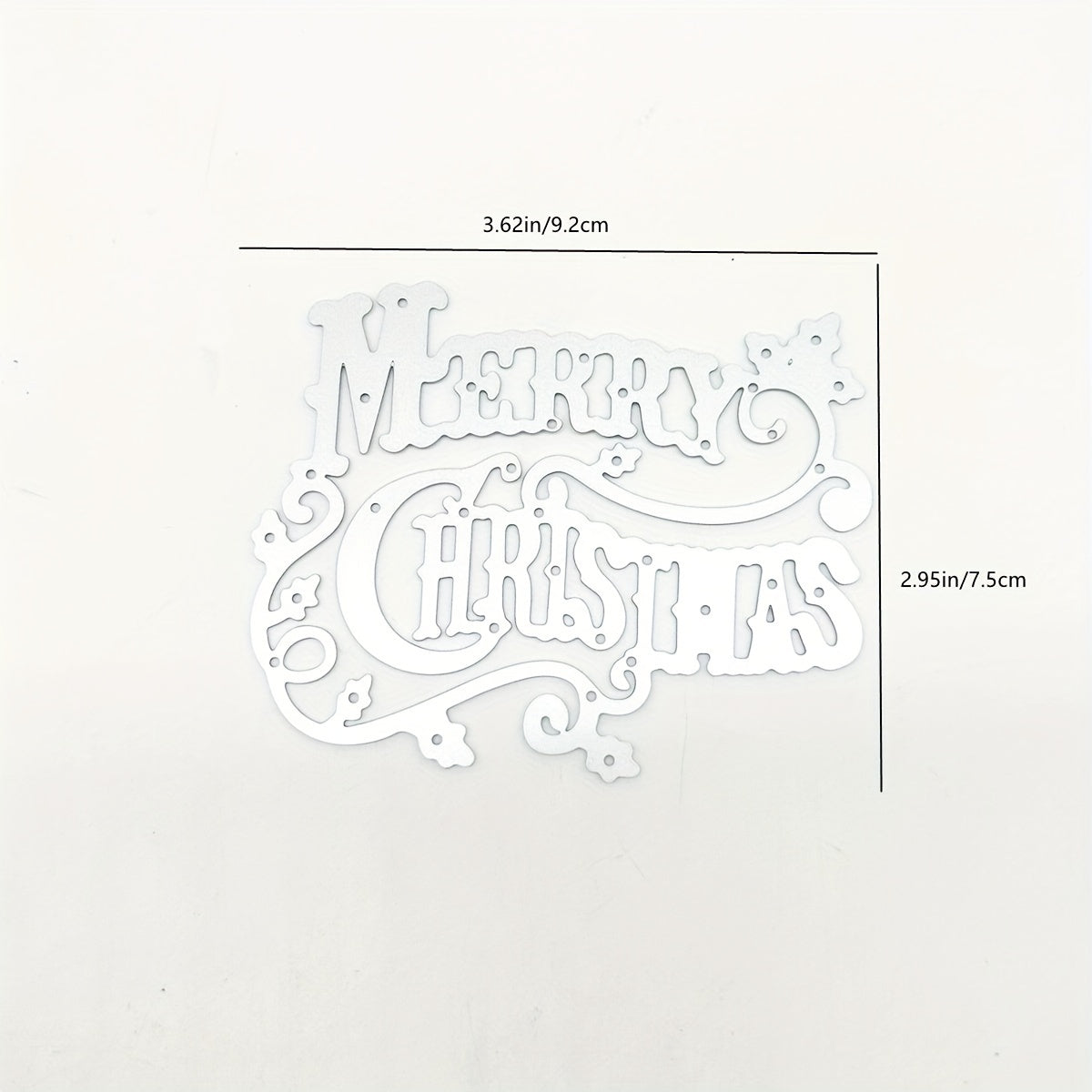 1pc Merry Christmas Die DIY Metal Scrapbook Die