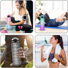 Gradient Outdoor Sports Plastic Cup - 1L