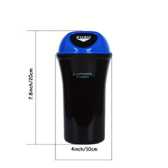 Car Trash Can With Flip Lid Car Garbage Cup