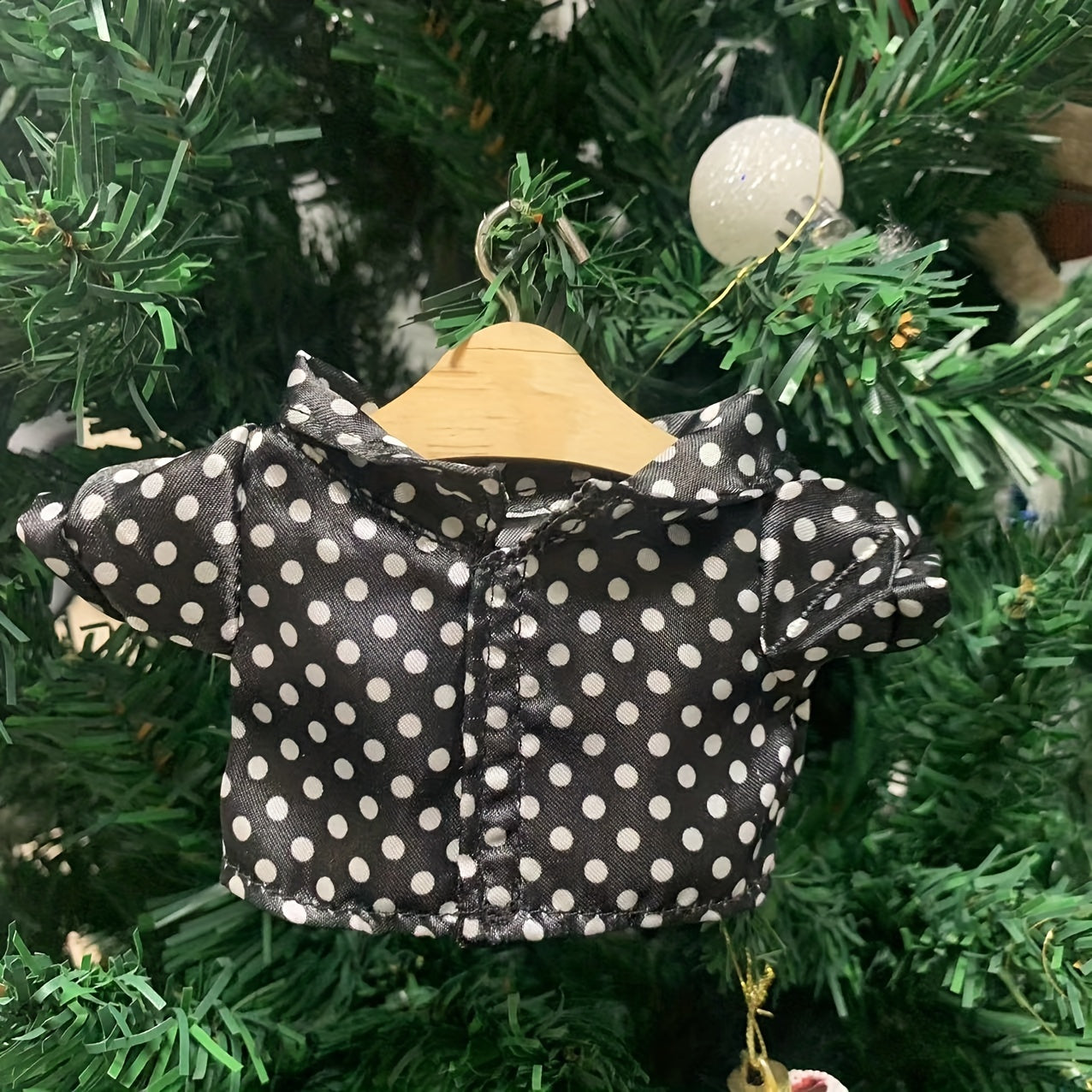Cotton Doll Clothes Single Top And Polka Dot Shirt