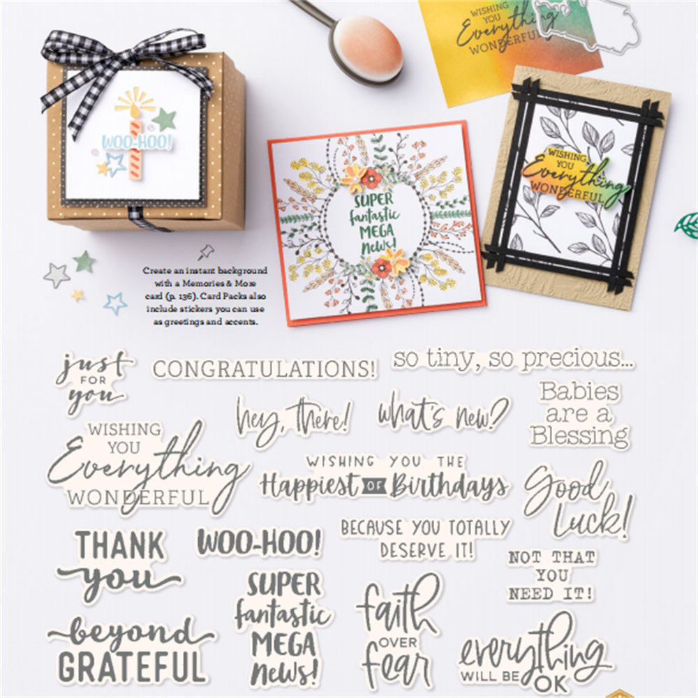Bless Metal Cutting Dies And Stamps Set