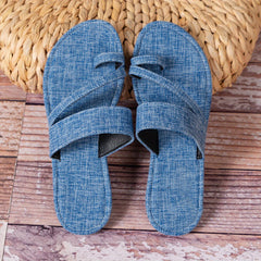 Women's Solid Beach Slides Sandals Flat Outdoor Casual Slippers
