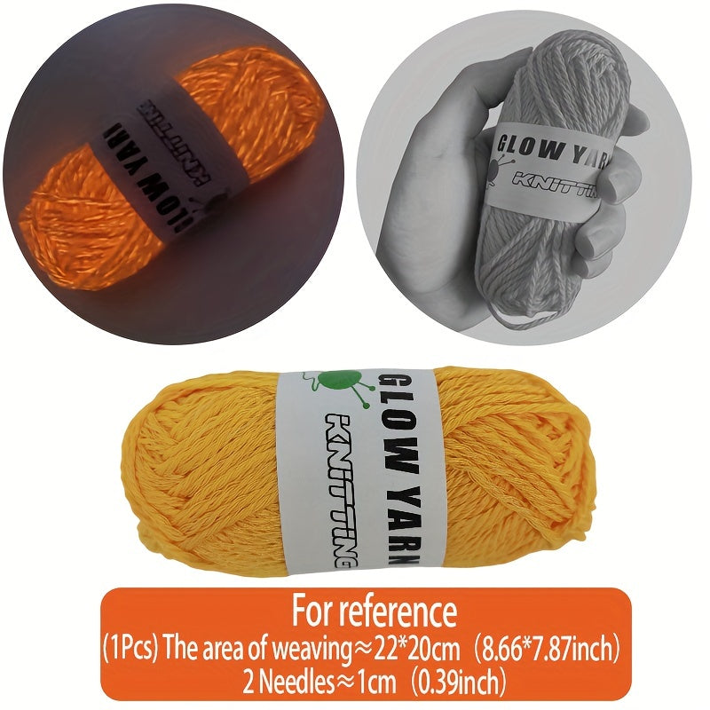 Glow in the Dark Yarn DIY Knitting Gift