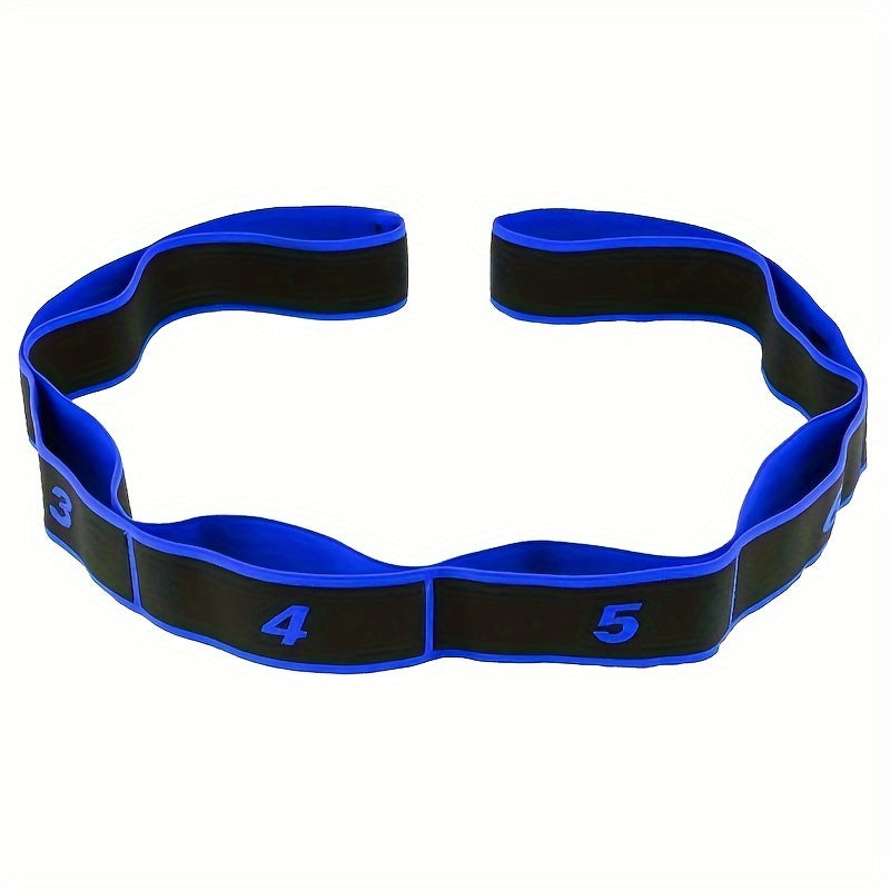Digital Segmented Yoga Elastic Resistance Band Fitness Stretching Band