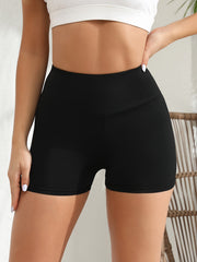 High Waist Yoga Shorts Soft Stretch Sports Fitness Wear