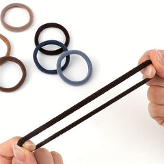 60pcs Elastic Rubber Band Hair Accessories For Women Girls