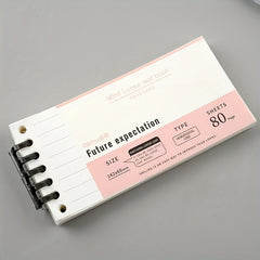 5 Hole Loose Leaf Paper Refill Notebook