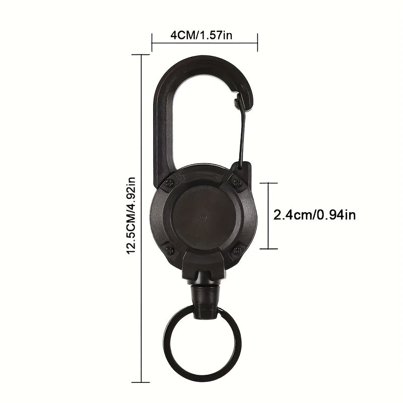 Retractable Key Ring Multifunctional Key Chain Buckle Telescopic