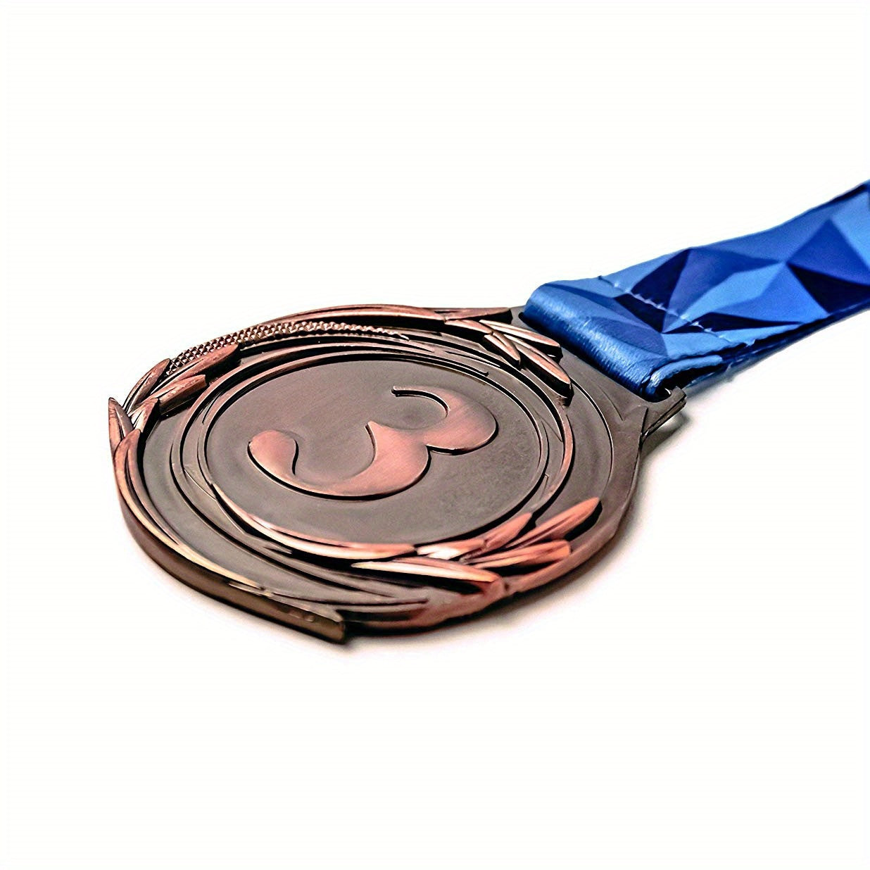 Metal Winner Medals with V Neck Ribbon for Events & Games