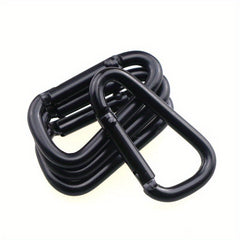 10pcs Aluminum Carabiners Bottle Keychain Hanging Buckle