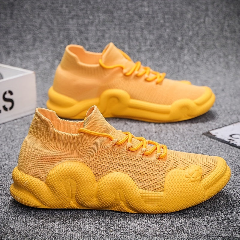 Men's Breathable Geometric Sports Shoes Outdoor Walking Camping