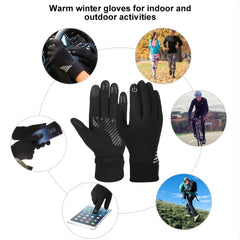 Winter Warm Gloves Anti slip Sports Gloves Soft Touch Screen Gloves
