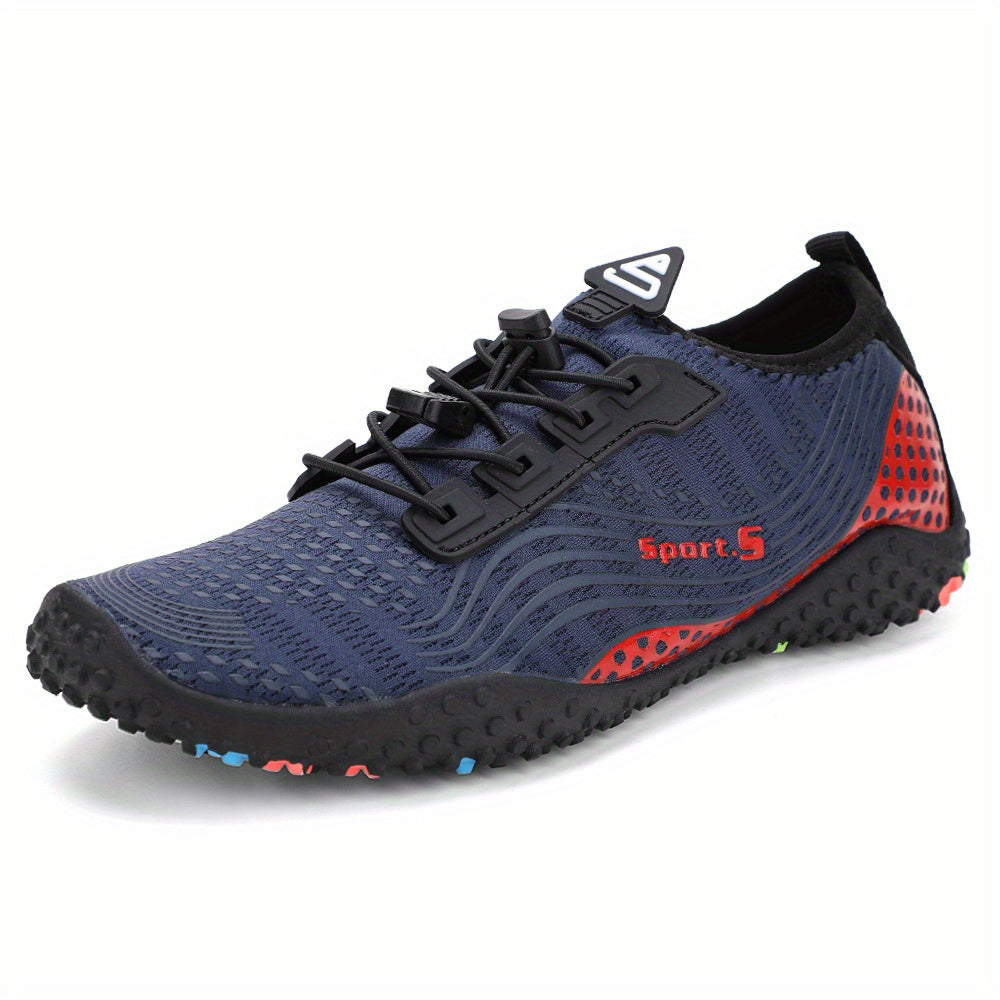 Women's Breathable Knit Sneakers Soft Sole Lace Up Sports Shoes