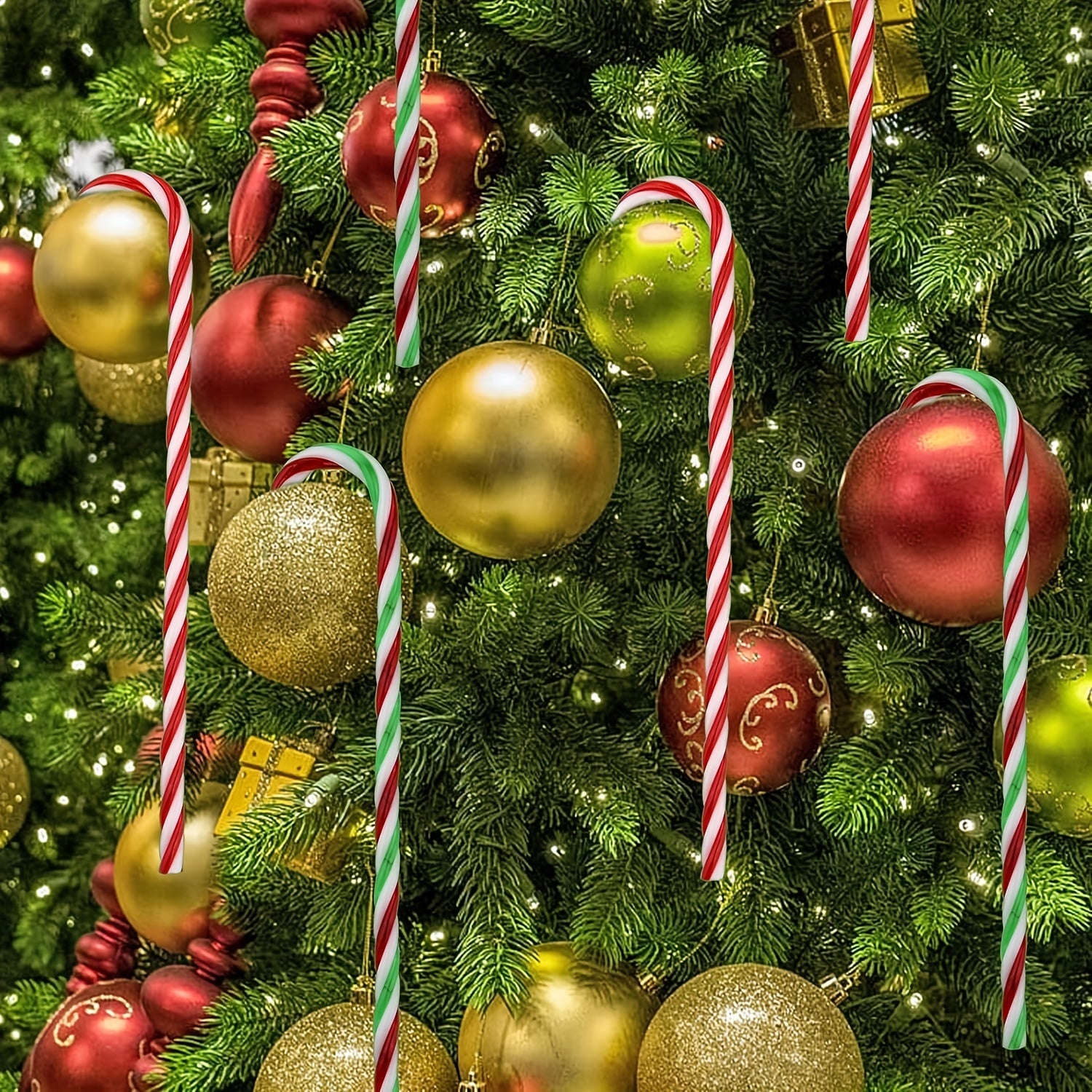 Christmas Plastic Lollipops Decorated Tree Hanging Decorations