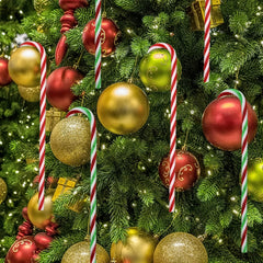 Christmas Plastic Lollipops Decorated Tree Hanging Decorations