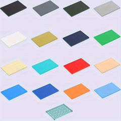 6pcs Building Blocks Set 17 Vibrant Colors for DIY Scenes Farm Garden