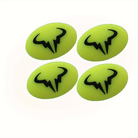 4pcs Tennis Vibration Dampeners Silicone Racket Shock Absorbers