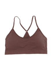 3 Pack Multicolor Support Cross Back Wirefree Removable Cups Yoga Sport Bra