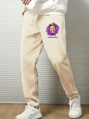 Demon Boy Print Men s Sports Pants Casual Drawstring Joggers