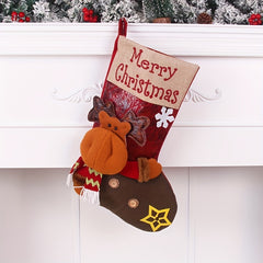 Christmas Socks Old Man Gift Socks Decorative Socks Pendant Christmas Elk