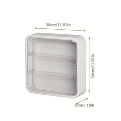 Wall-Mounted Doll Blind Box Storage Display Rack - Dustproof Showcase