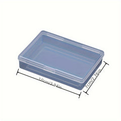 5pcs Mini Plastic Box Translucent Storage Container Jewelry Case