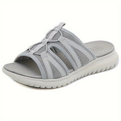 Women's Breathable Mesh Slides Soft Sole Shoes Lightweight Summer Shoes
