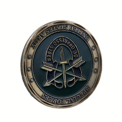 US Army Special Forces Challenge Coin Green Beret Coin