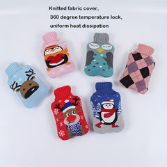 Knitted Fabric Cover PVC Water Injection Hot Water Bag 1000mL Set