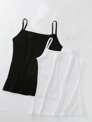 3-Pack Round Neck Cami Top Sleepwear Set