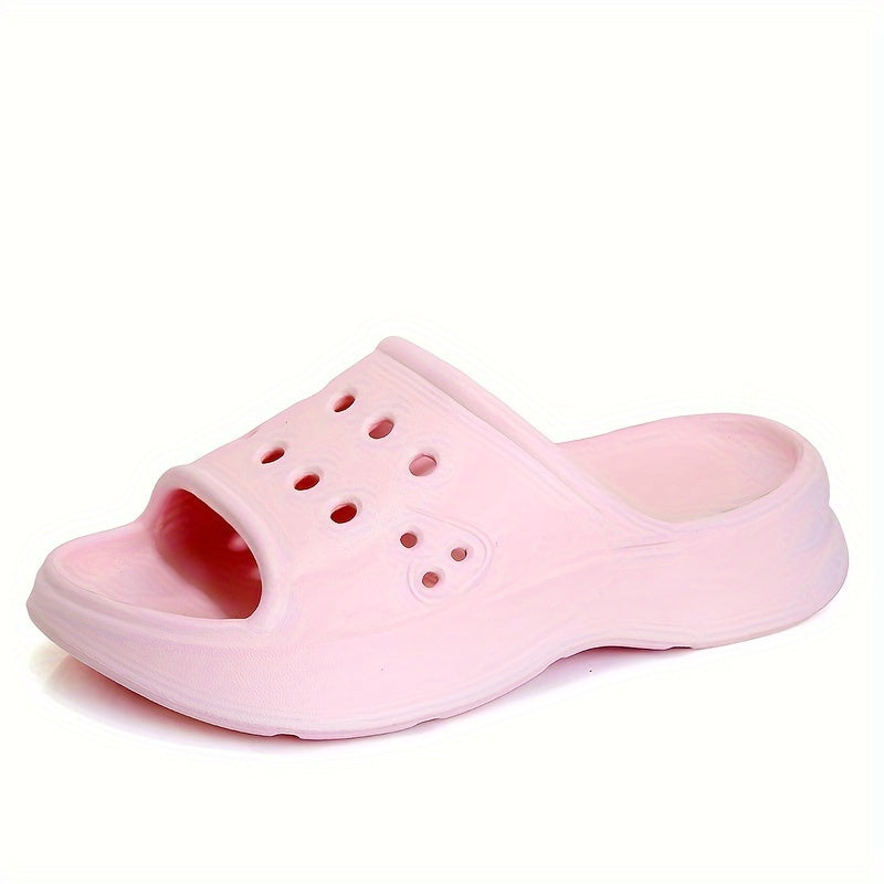 Solid Platform Slippers Thick Bottom Comfortable Sport Slippers