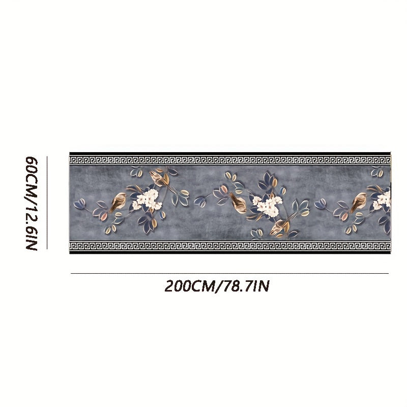 European Style Bedroom Bedside Rug Non Slip Hallway Rugs Living Room