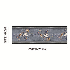 European Style Bedroom Bedside Rug Non Slip Hallway Rugs Living Room